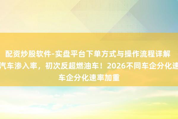 配资炒股软件-实盘平台下单方式与操作流程详解 新动力汽车渗入率，初次反超燃油车！2026不同车企分化速率加重