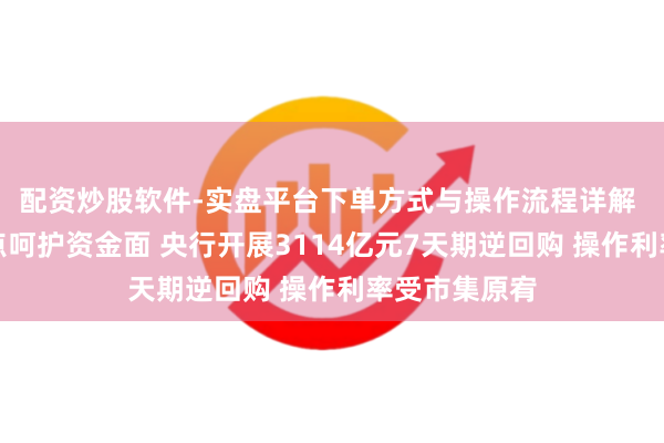 配资炒股软件-实盘平台下单方式与操作流程详解 春节特等节点呵护资金面 央行开展3114亿元7天期逆回购 操作利率受市集原宥