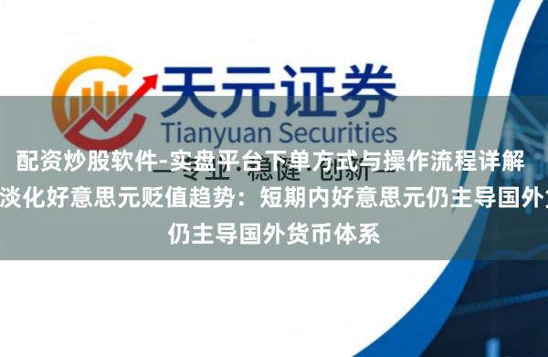 配资炒股软件-实盘平台下单方式与操作流程详解 IMF总裁淡化好意思元贬值趋势：短期内好意思元仍主导国外货币体系