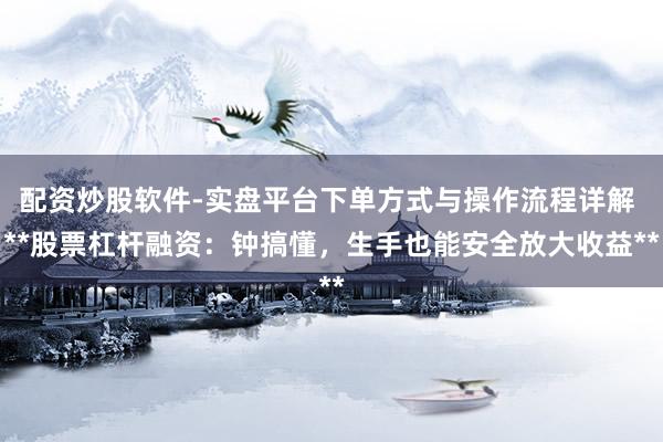 配资炒股软件-实盘平台下单方式与操作流程详解 **股票杠杆融资：钟搞懂，生手也能安全放大收益**